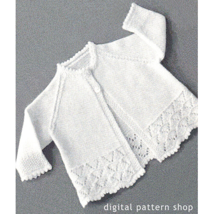 Baby Sweater Knitting Pattern K26