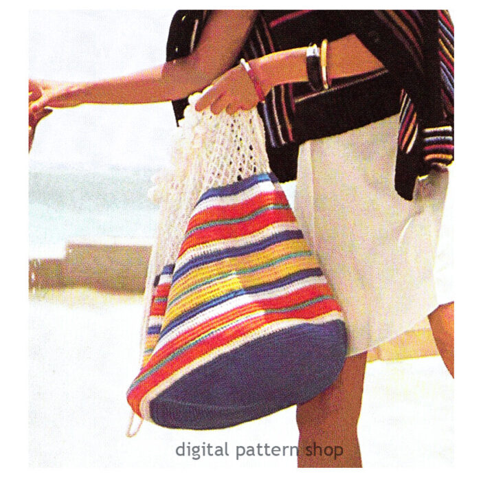 Beach Bag Crochet Pattern C187