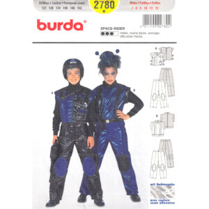 Burda 2780 Kids Space Rider Costume Sewing Pattern Astronaut