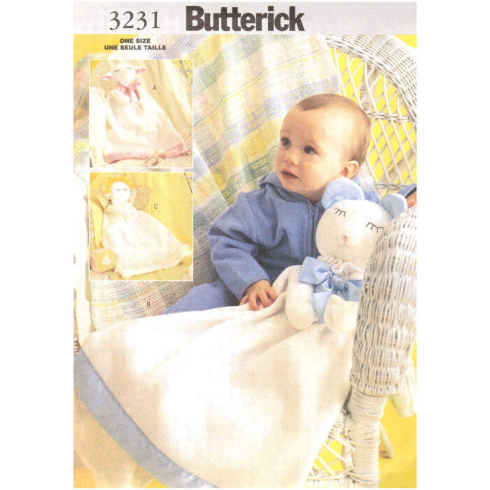 Butterick 3231 baby blanket pattern