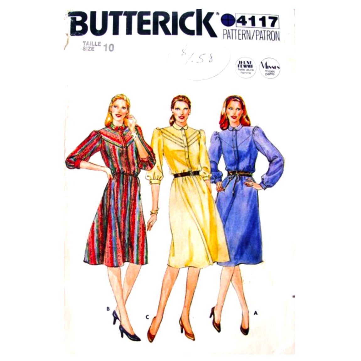 Butterick 4117 womens dress pattern
