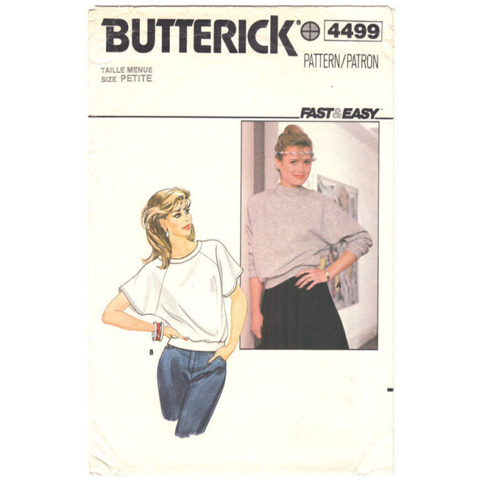 Butterick 4499 vintage top pattern