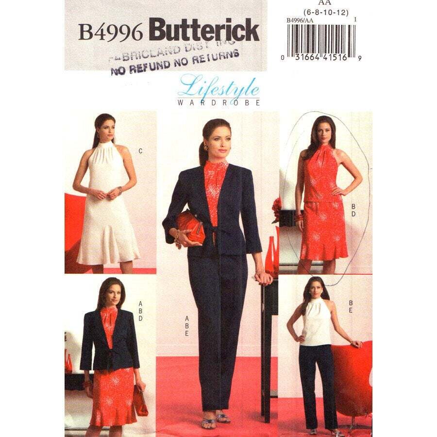 Butterick 4996 pattern