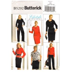 Butterick 5292 Princess Suit Jacket, Skirt, Pants Sewing Pattern