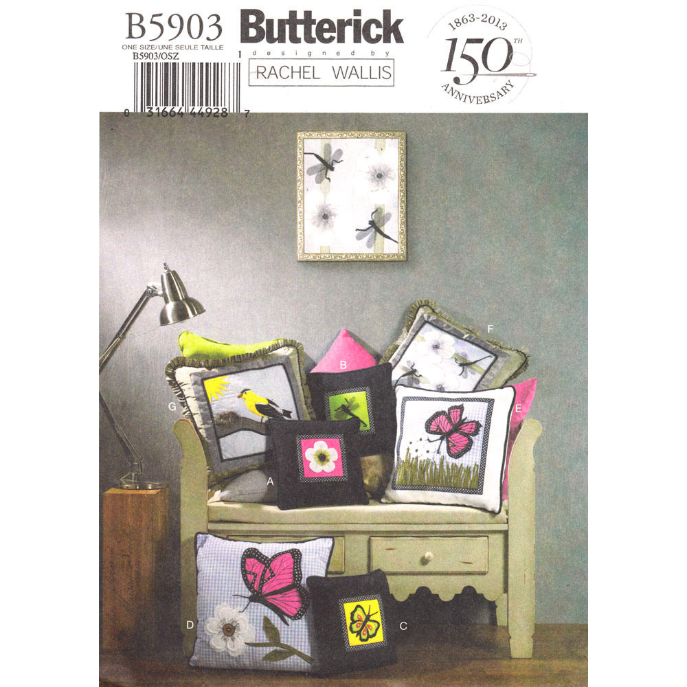Butterick 5903 pillow pattern