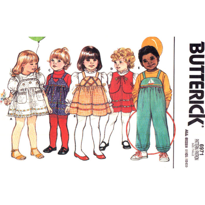 Butterick 6971 toddler pattern