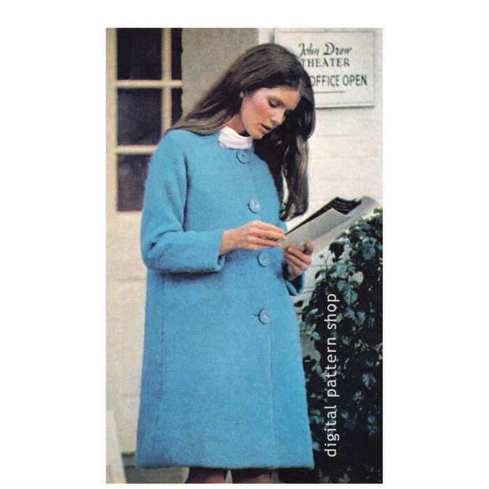 Coat Knitting Pattern K23