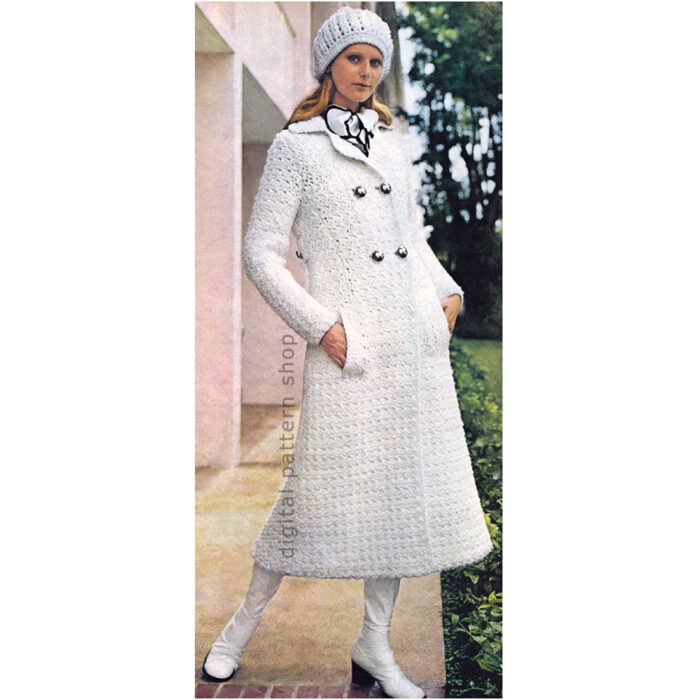 Double breasted coat pattern