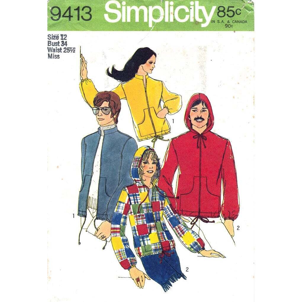 Jacket Pattern Simplicity 9413