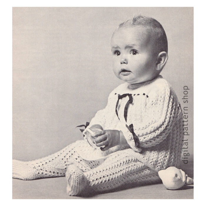 Knitting Pattern Baby K127
