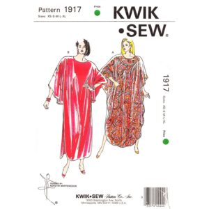 Kwik Sew 1917 Caftan, Beach Cover Pattern, Kaftan Dress