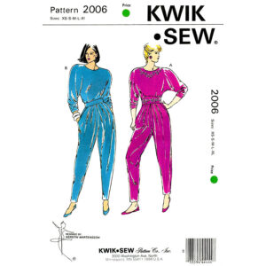 90s Dolman Top, Pants Pattern Kwik Sew 2006 Size XS to XL