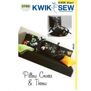 Kwik Sew 3788 Pillow Covers, Blanket, Backrest Pattern