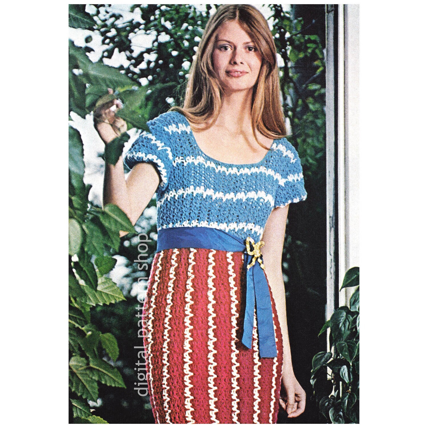 Maxi Dress Crochet Pattern C250