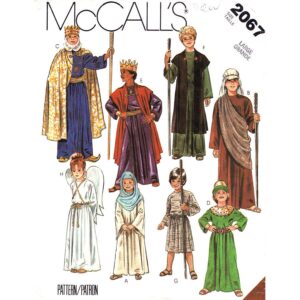 McCall’s 2067 Kids Nativity Costume Sewing Pattern Angel