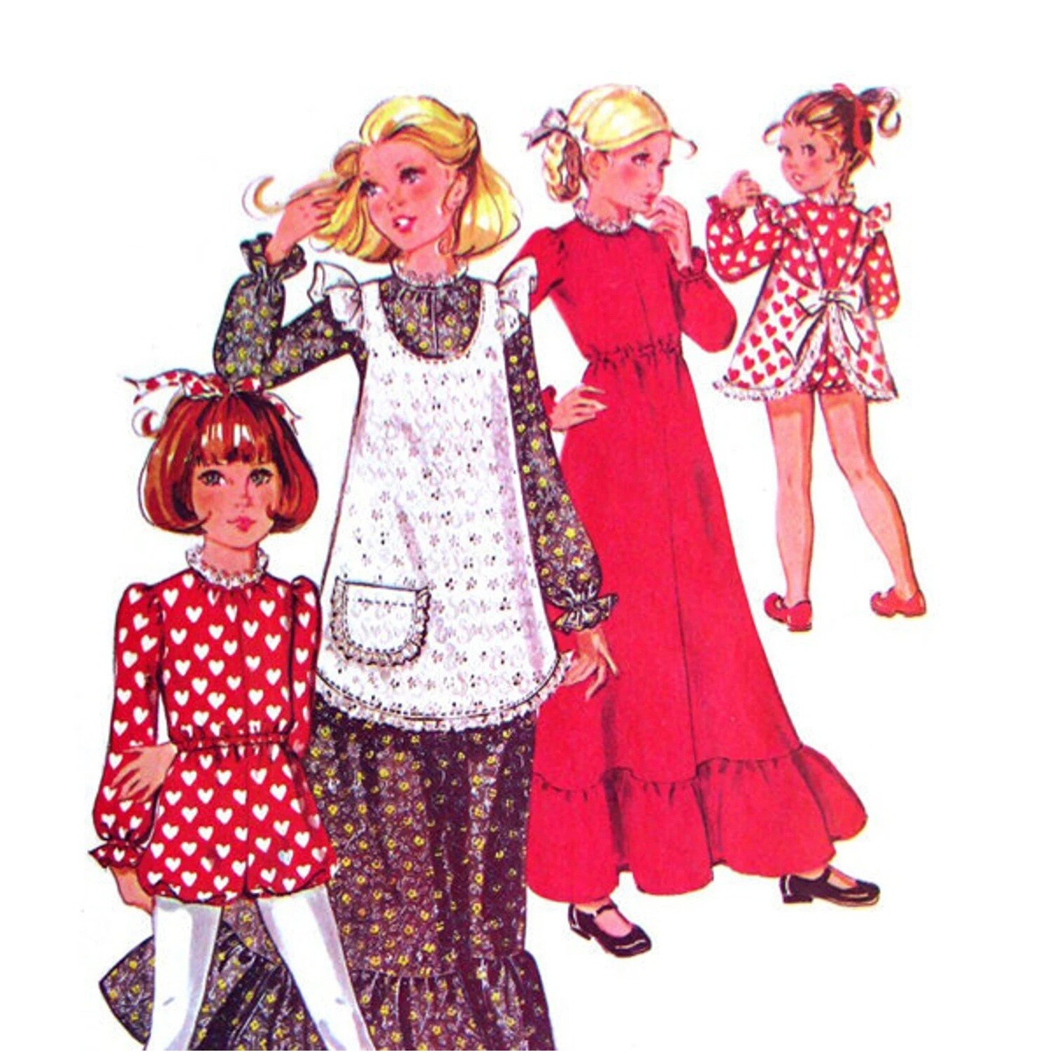 McCall's 3066 girls vintage pattern