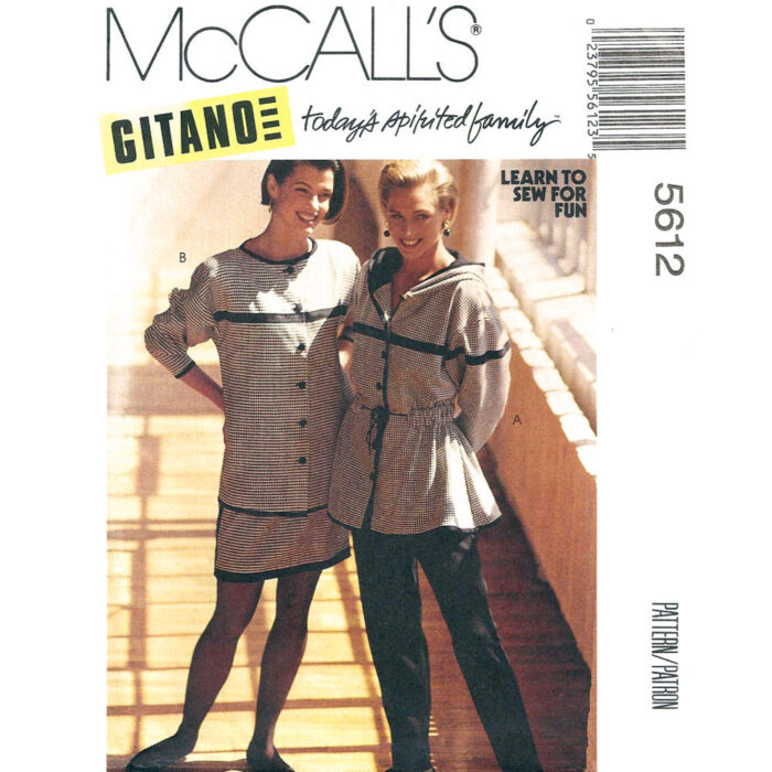 McCalls 5612 sewing pattern