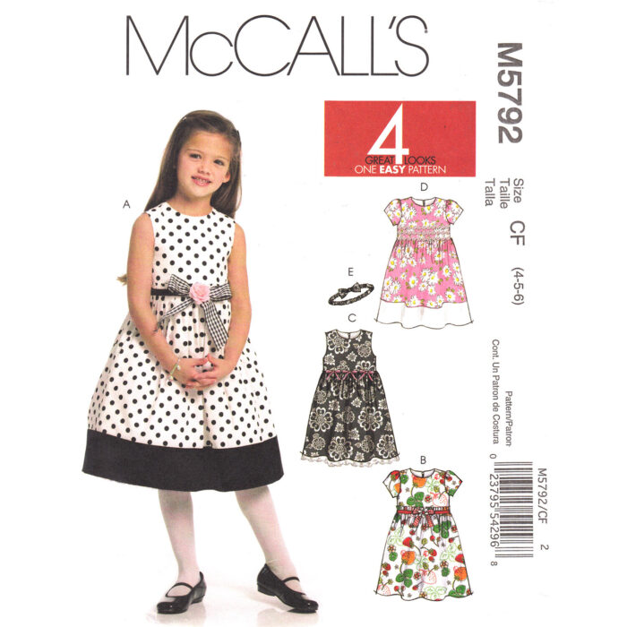 McCall's 5792 Pattern