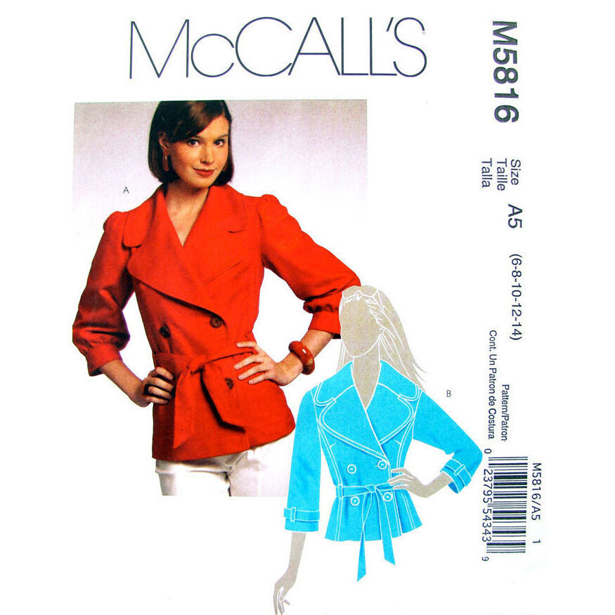 McCalls 5816 pattern