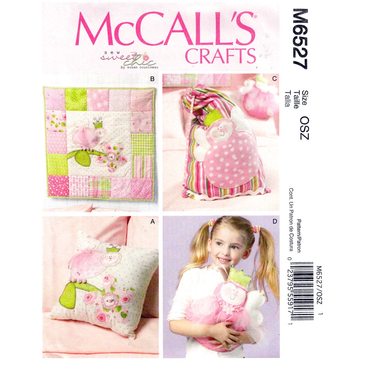 McCalls 6527 girls decor pattern