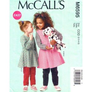 McCall’s 6595 Girls Easy Top, Dress, Jumper, Pants Pattern