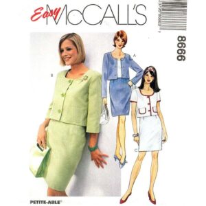 McCall’s 8666 Boxy Jacket, Skirt Pattern Jackie O Suit
