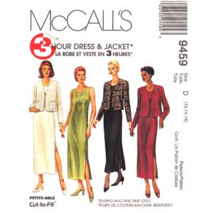 McCall’s 9459 Sleeveless Dress and Jacket Pattern