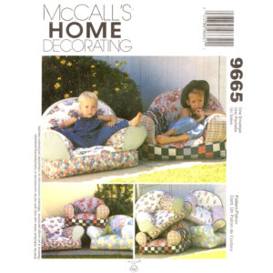 McCall’s 9665 Kids Soft Chair Pattern Stuffed or Pillow Form