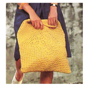 Motif Beach Bag Crochet Pattern, Handbag, Purse, Shopping Bag