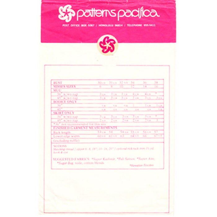 PP3011 kaftan sewing pattern