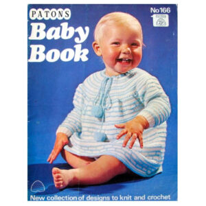 Patons 166 Baby Book, Vintage Knit and Crochet Patterns
