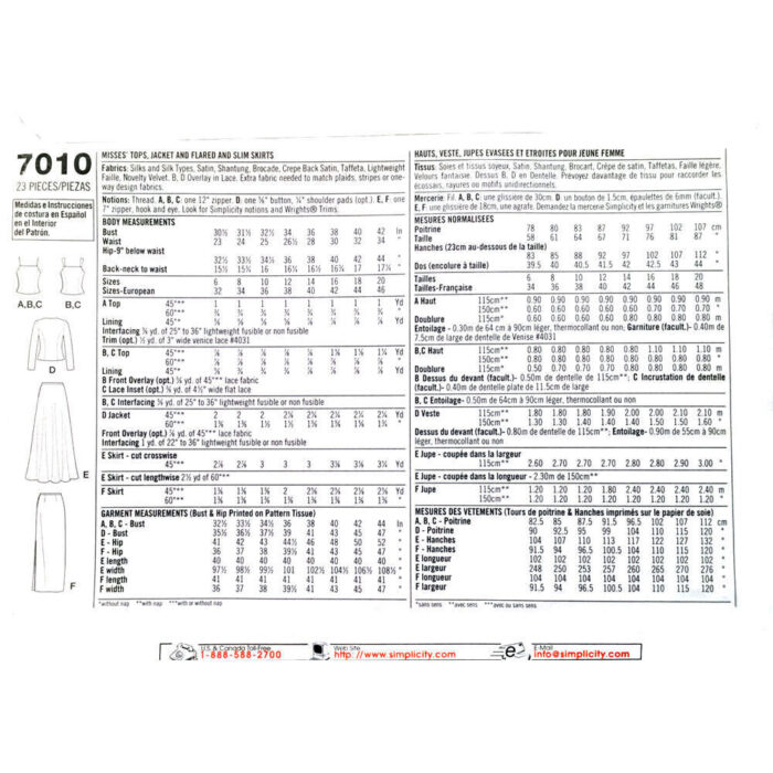 S7010 Misses pattern