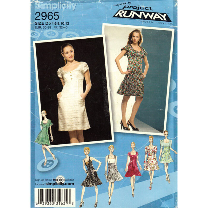 Simplicity 2965 pattern