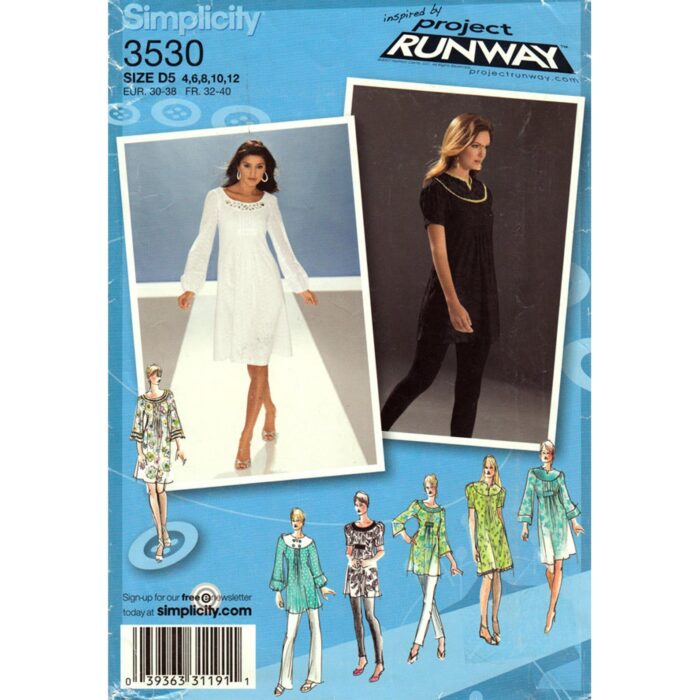 Simplicity 3530 pattern