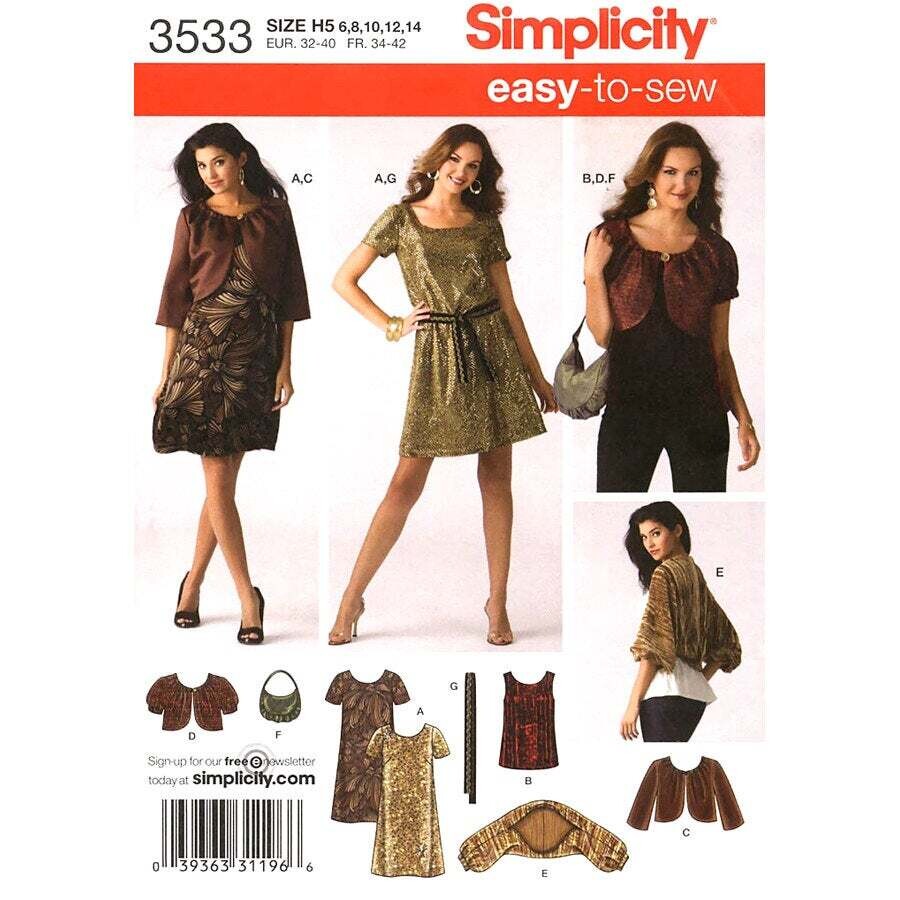 Simplicity 3533 pattern