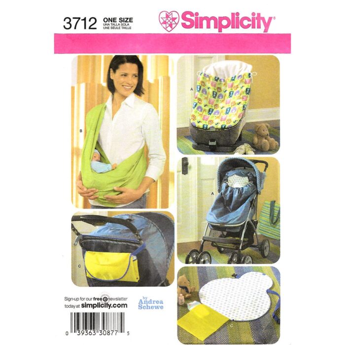 Simplicity 3712 baby sewing pattern