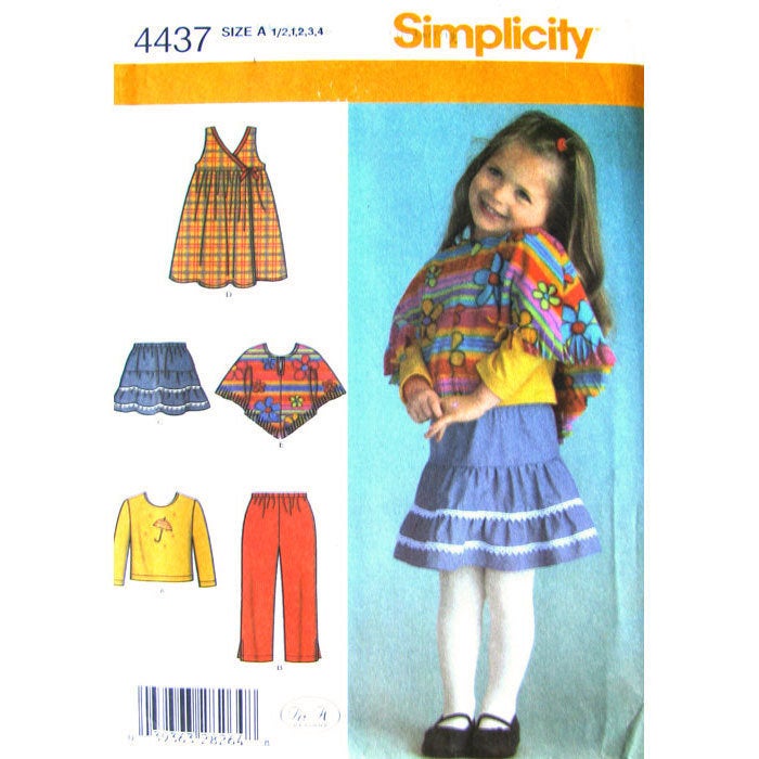 Simplicity 4437 sewing pattern