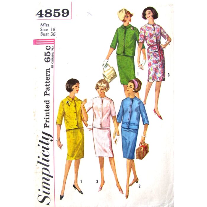 Simplicity 4859 womens suit pattern