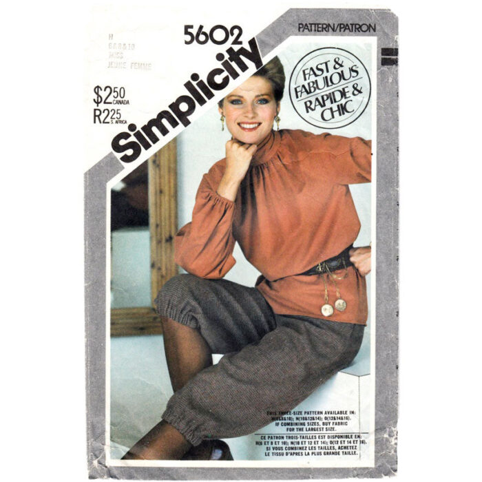 Simplicity 5602 womens sewing pattern