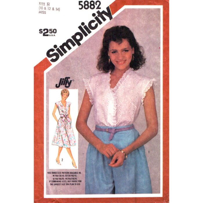 Simplicity 5882 top or dress pattern