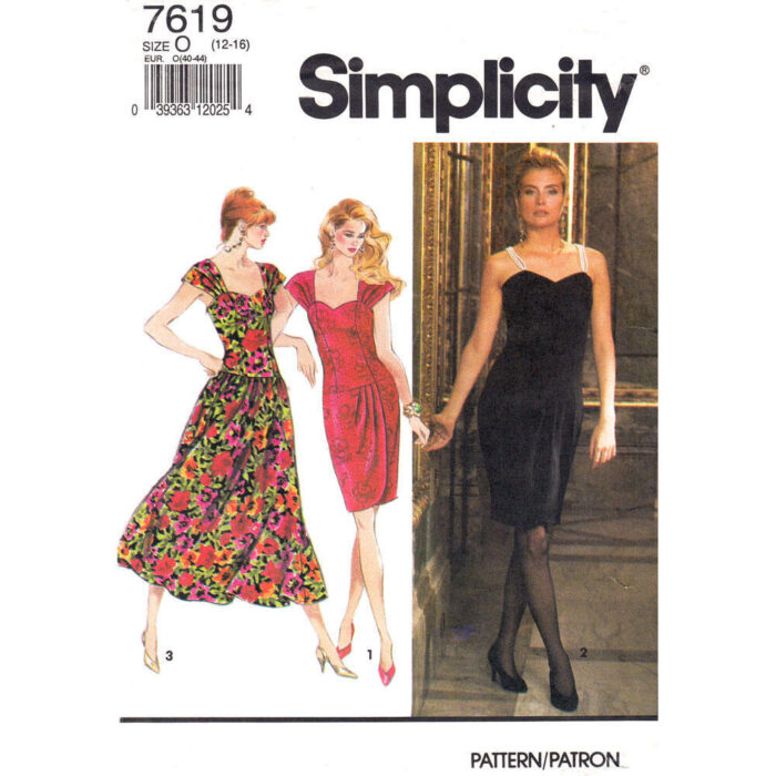 Simplicity 7619 dress pattern