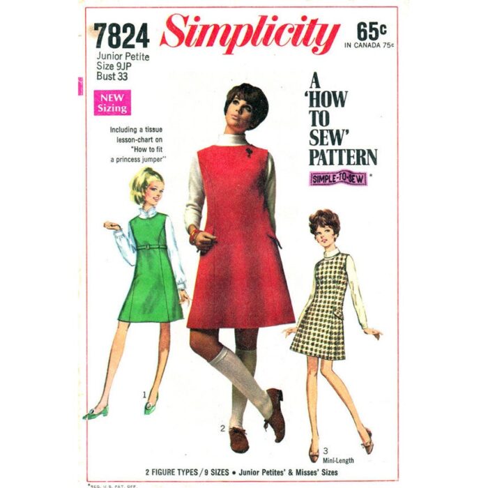 Simplicity 7824 jumper sewing pattern