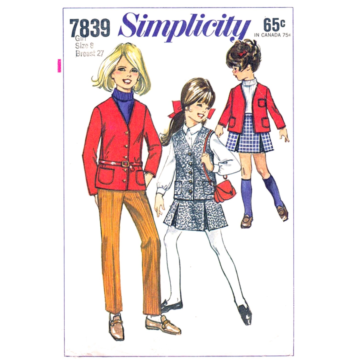 Simplicity 7839 pattern size 8