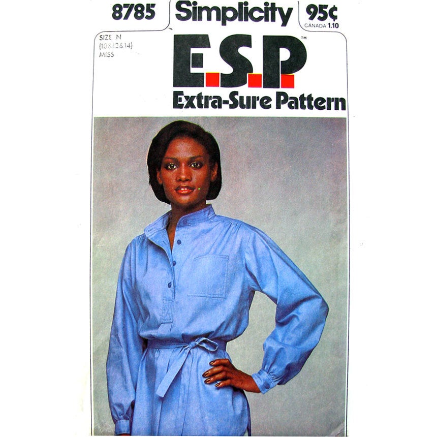 Simplicity 8785 pullover top pattern