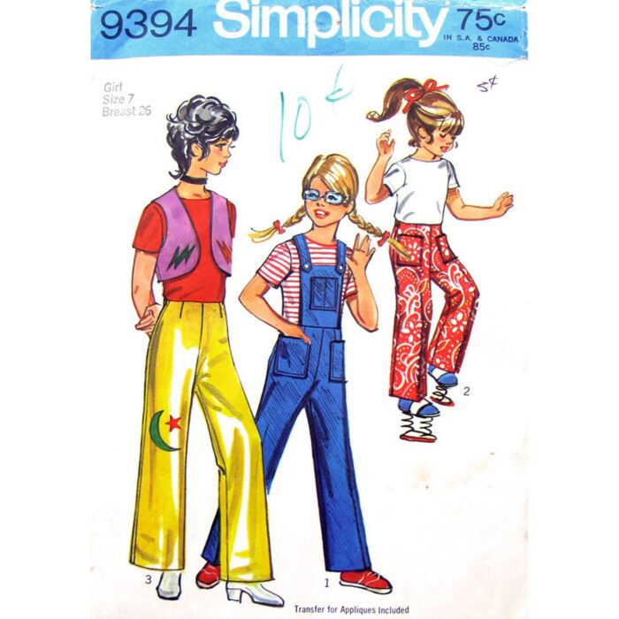 Simplicity 9394 girls pattern