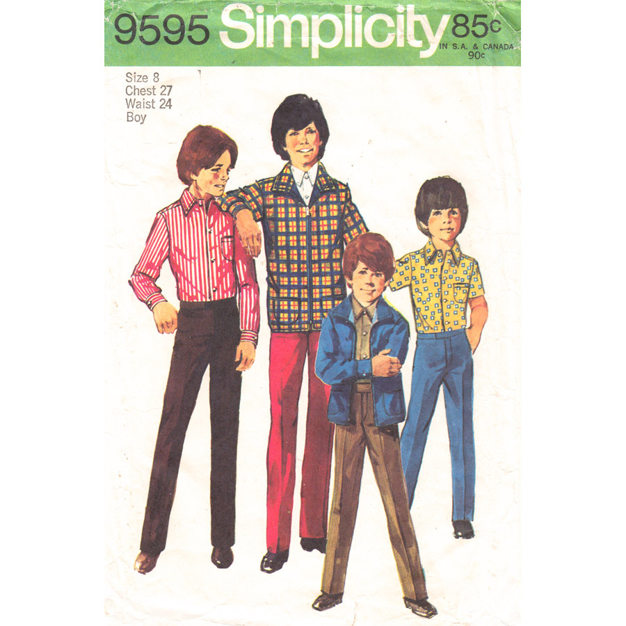 Simplicity 9595 boys sewing pattern