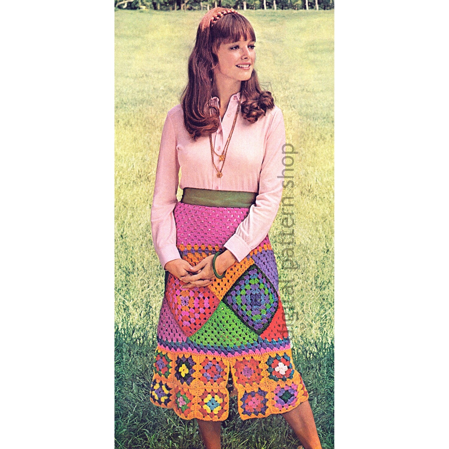 Skirt Crochet Pattern C253