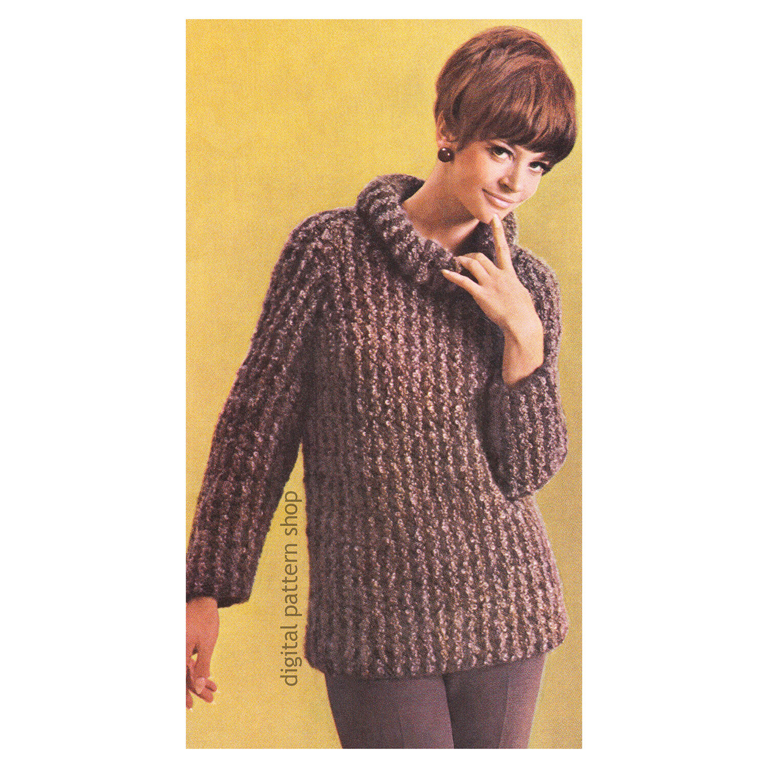 Sweater Crochet Pattern C225