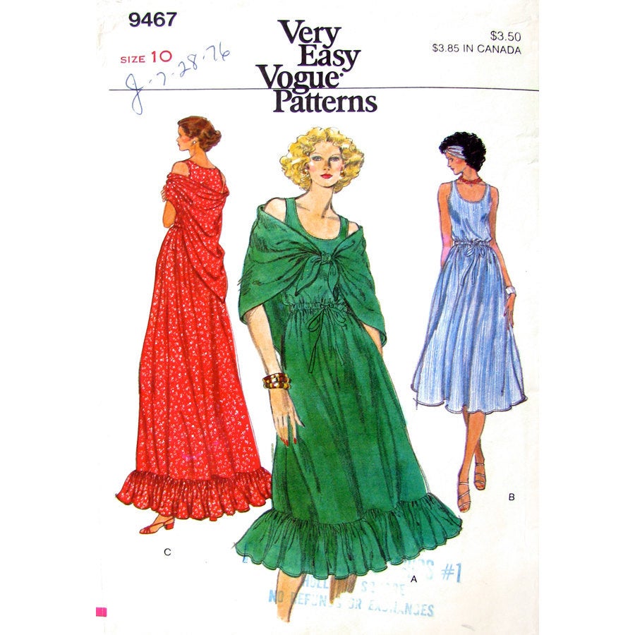 Vogue 9467 vintage sewing pattern