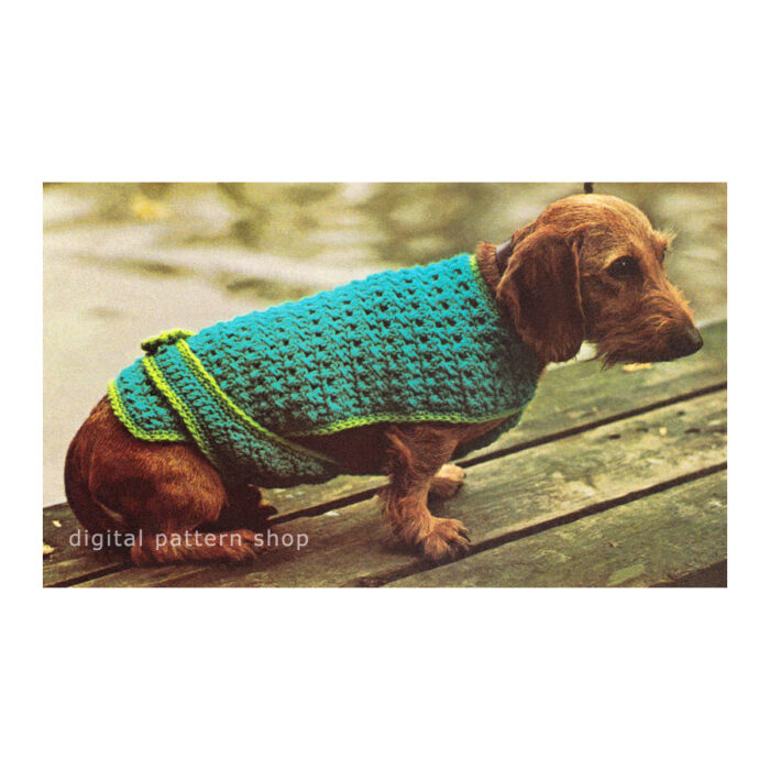 dog coat to crochet C127